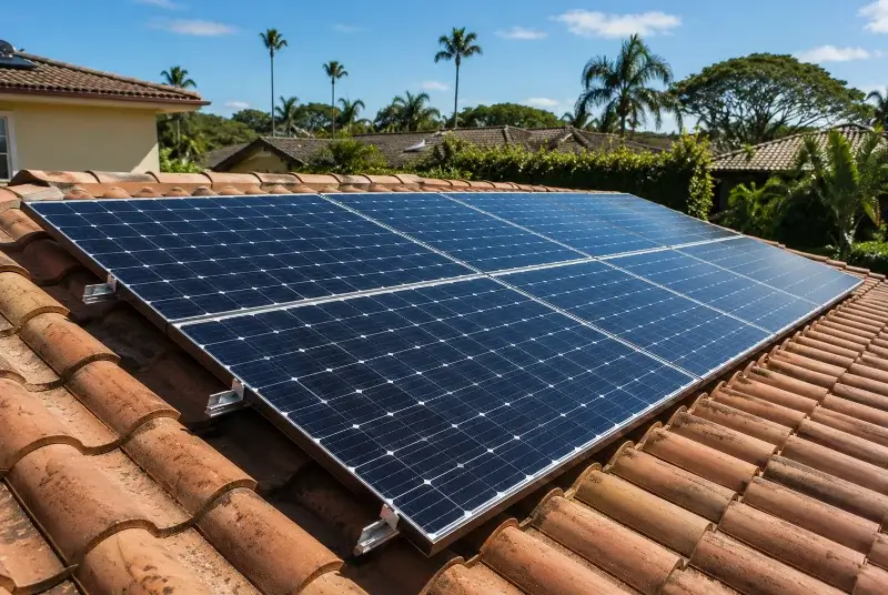 Installation de panneaux solaires à Cournon